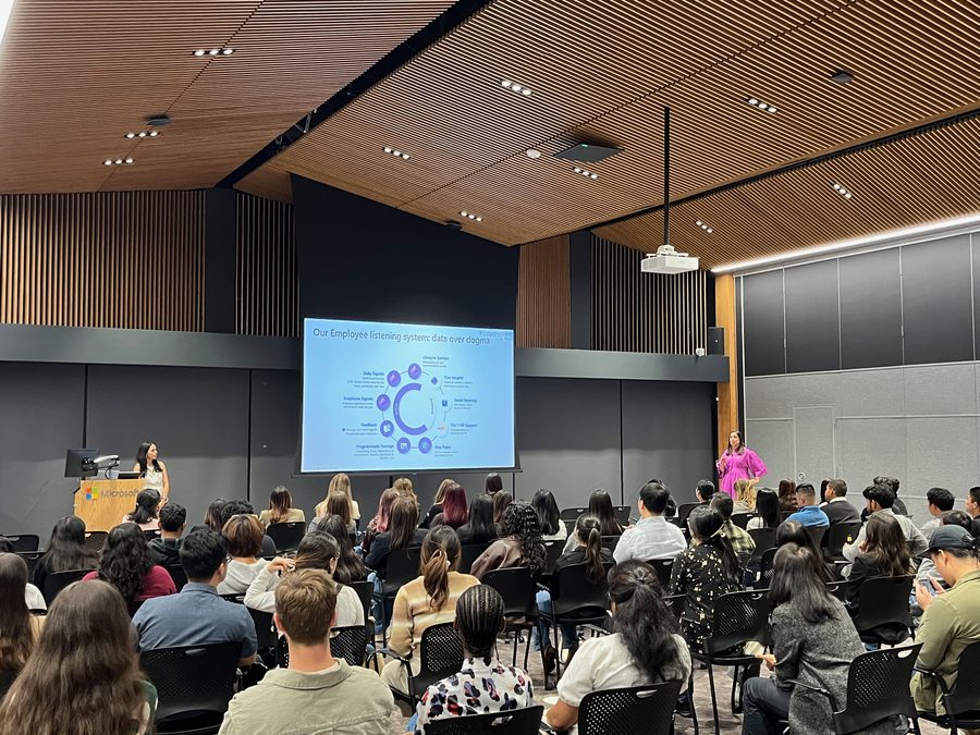 Packed auditorium at BAPAM event at Microsoft, October 2024