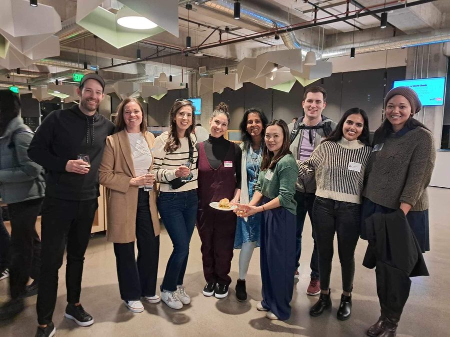 BayPA community members networking at an event
